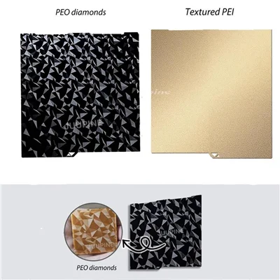 Cama magnetica Holografica flexible DOBLE CARA 256x268  PEI PEO anycubic kobra 3 33171