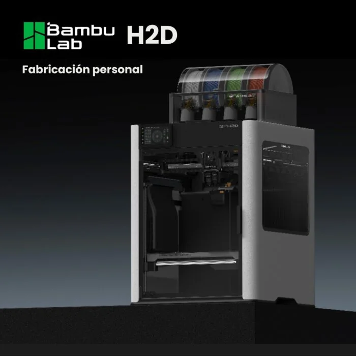 H2D Combo Laser 40W Bambu Lab 492x514x626 mm Impresora 3D FDM