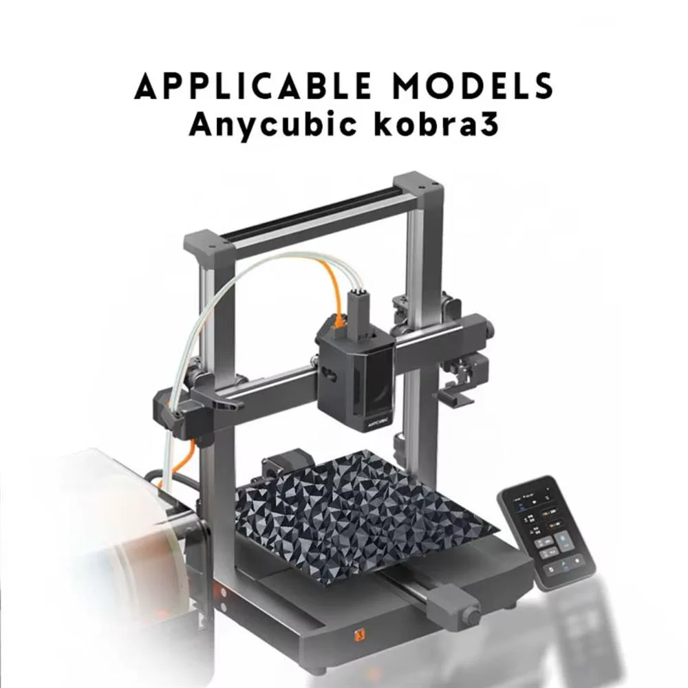 CAMA OLOGRAMA 256x268mm Anycubic Kobra 3 Mesa Flexible PEO PET   33219