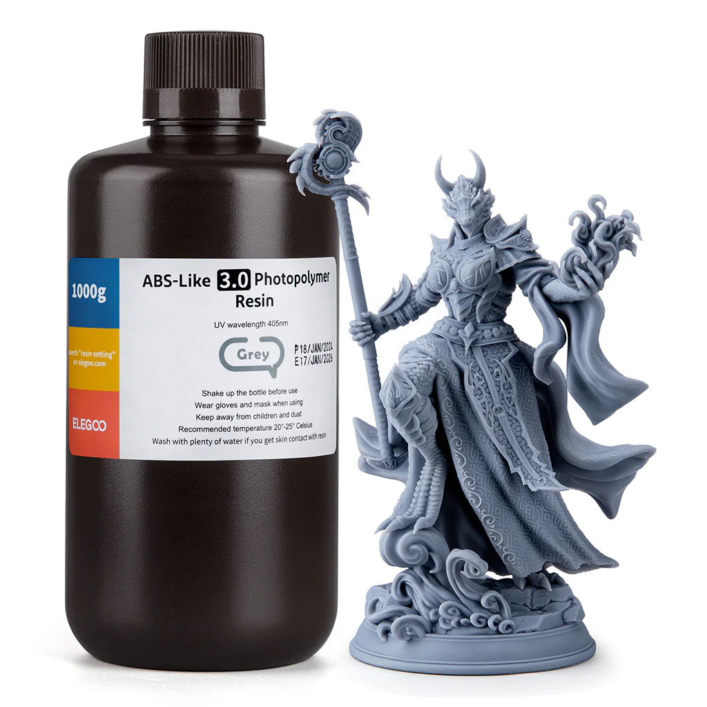 GRIS ABS V2.0 RESINA ELEGOO 1kg 50.103.0060