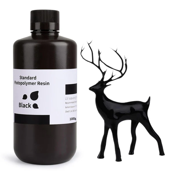 NEGRO ESTANDAR RESINA ELEGOO 1Kg  50.103.0091