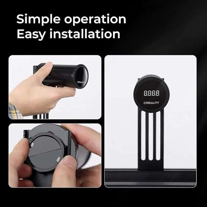 Spool Rack Creality Soporte de carrete de filamento para impresora 3D, estante de carrete digital pesado con batería recargable, soporte de filamento de pantalla HD de alimentación suave para Ender 3, Ender 3 C18+