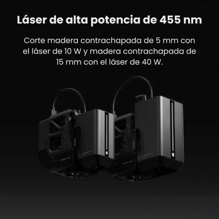 H2D Combo Laser 40W Bambu Lab 492x514x626 mm Impresora 3D FDM