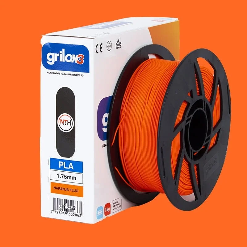 MANDARINA GEMINI PLA GRILON FILAMENTO 3D 1.75MM 1KG