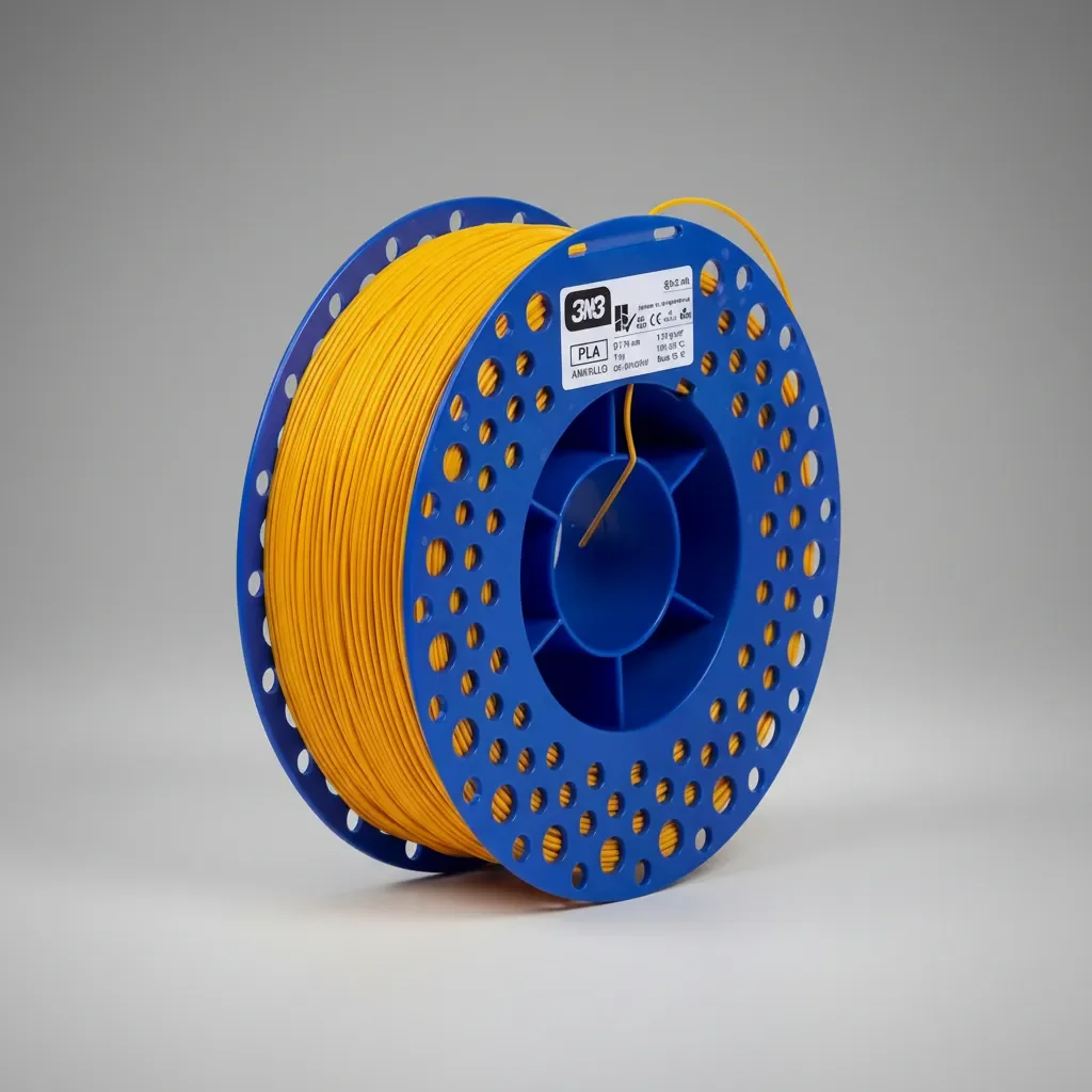 AMARILLO PLA 3N3 FILAMENTO 3D 1.75MM 1KG  M80IAM175CJ