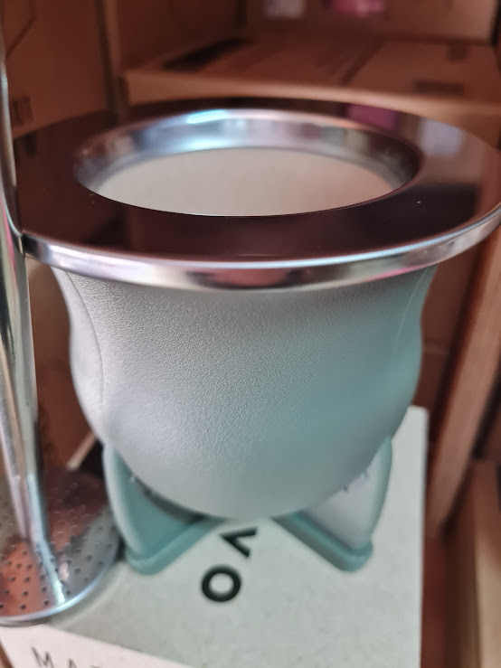 Verde Yerba MATE LASERABLE con bombilla acero inoxidable