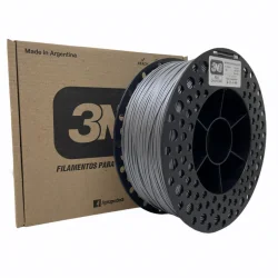 GRIS PLOMO 3NMAX  FILAMENTO 3D 1.75MM 1KG 3NMAXKG