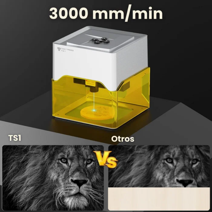 TS1 Mini - 157 x 157 x 167 mm -TWO TREES-Grabadora Laser- PREVENTA MARZO