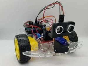 Robot autonomo motorizado Arduino + Incluye electronica + Auto arduino cod 992 C24