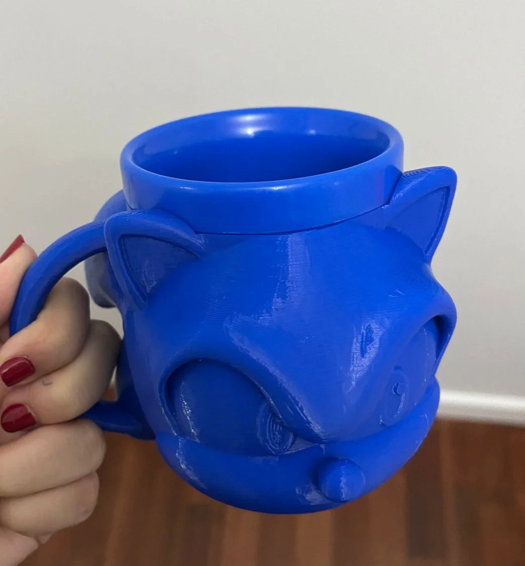 BLANCO ALTA TAZA interior de taza para impresión 3d con borde polimero AT