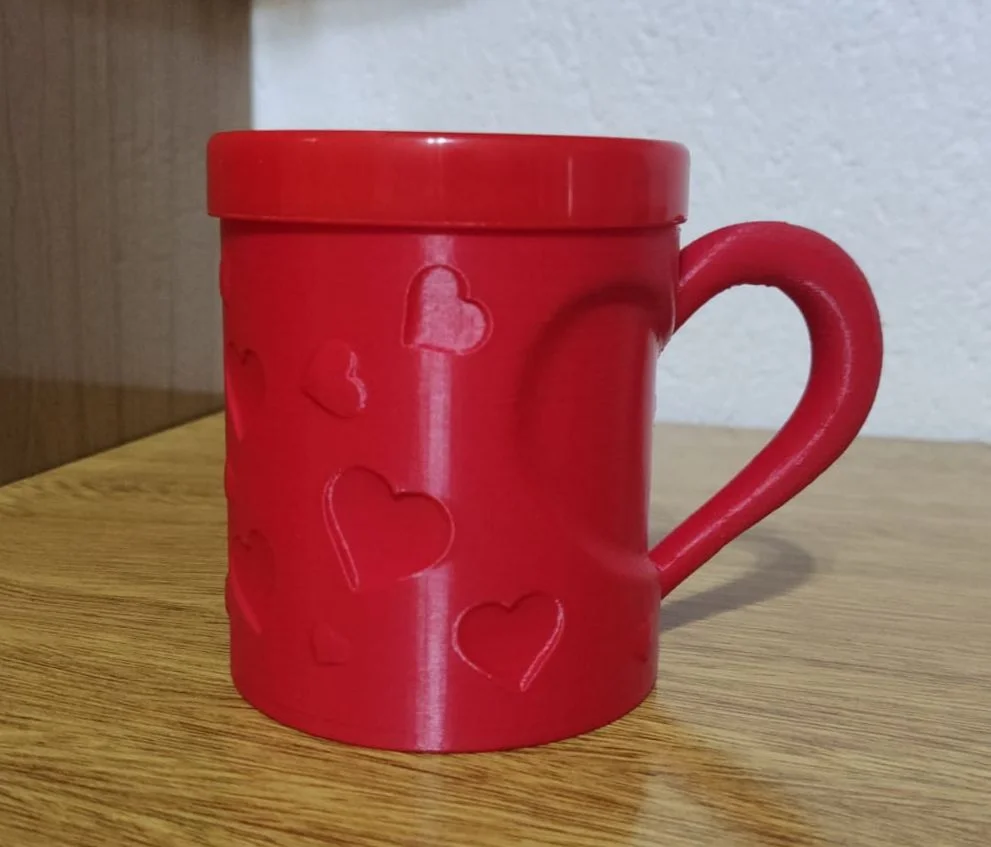 BLANCO ALTA TAZA interior de taza para impresión 3d con borde polimero AT
