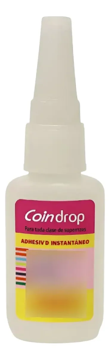 Adhesivo Cianocrilato Instantáneo 10gr Profesional pegamento CoinDrop 