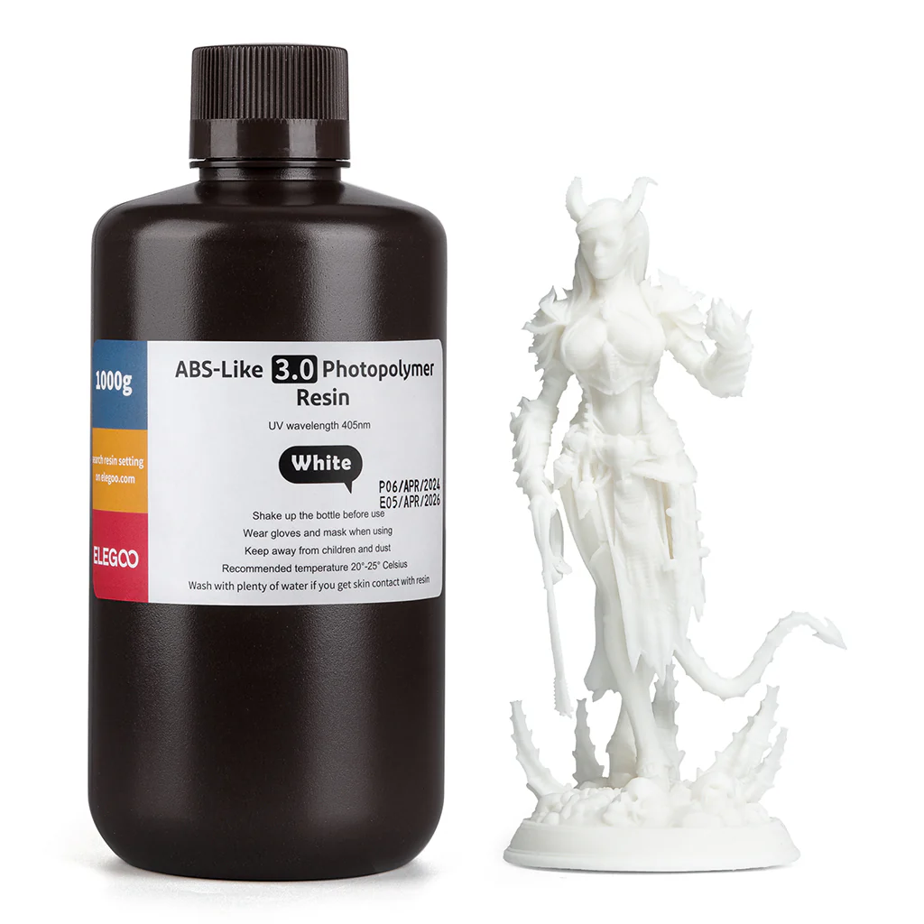 BLANCO ABS V3.0 RESINA ELEGOO 1kg 50.103.0192