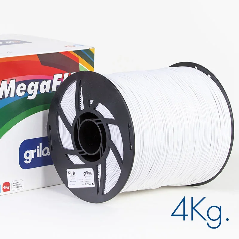BLANCO 4kg petg MEGAFILL Grilon -No Rebobinable-