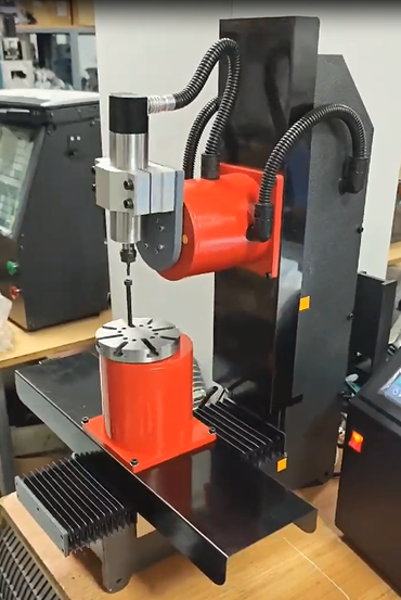 CNC 5 EJES 170 x 170 x 170mm SIMULTÁNEOS SERIE  FRESADO Y GRABADO - MODELO GZ01-1717-5