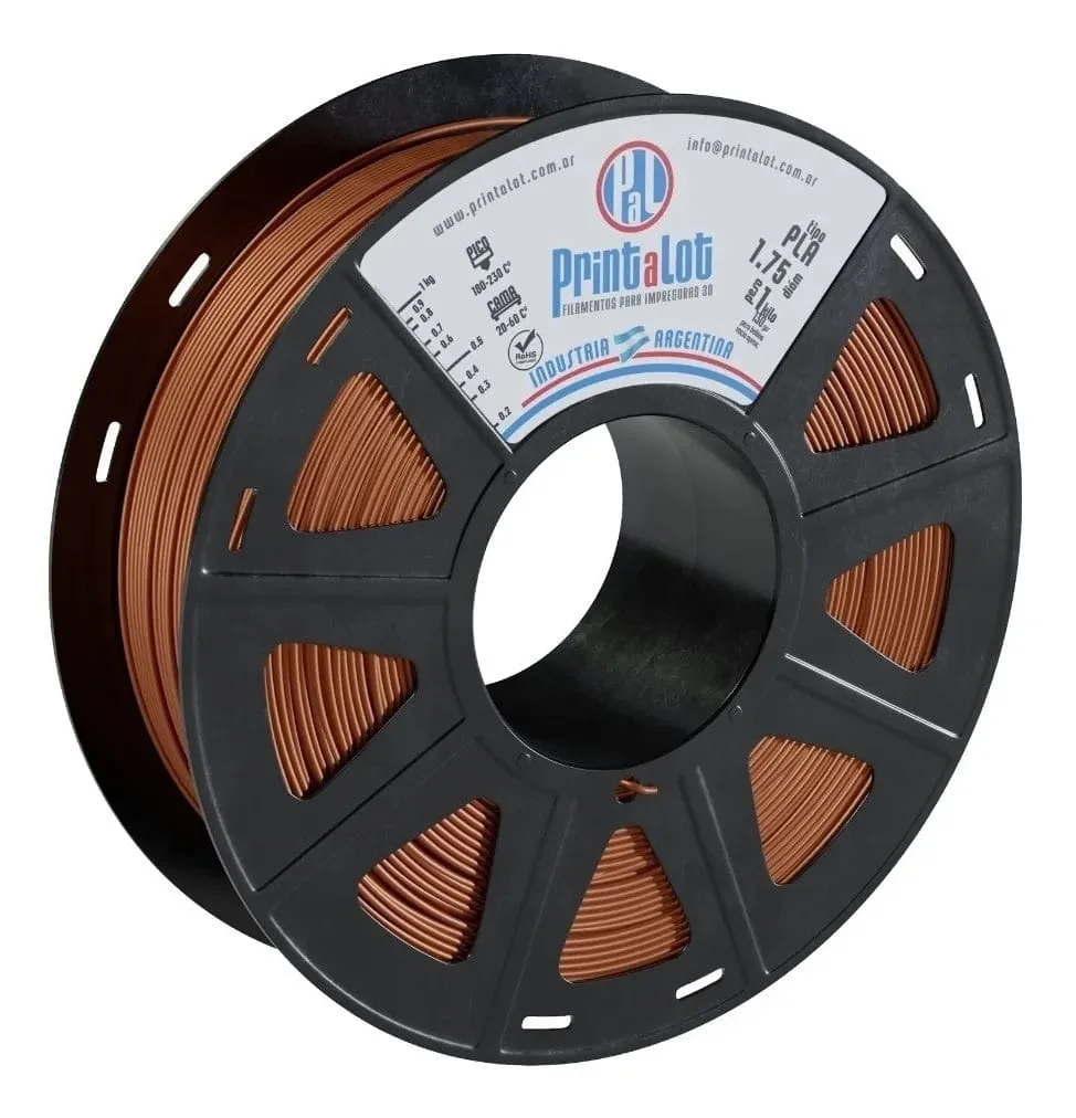 COBRE METALIZADO PLA PrintaLot x1KG Filamento 3D DIAMETRO 1,75mm