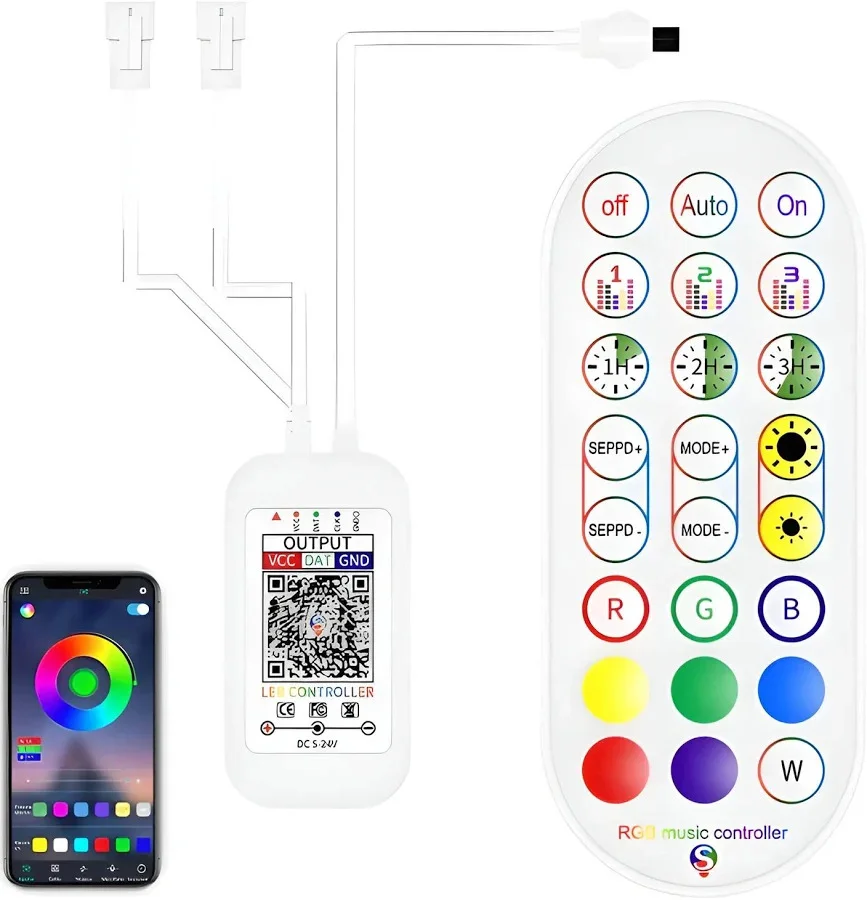 Controlador PIXEL Bluetooth APP Doble Salida - NDL