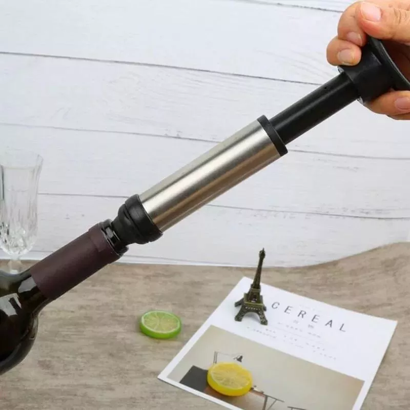 Bomba de vacío para botella de vino