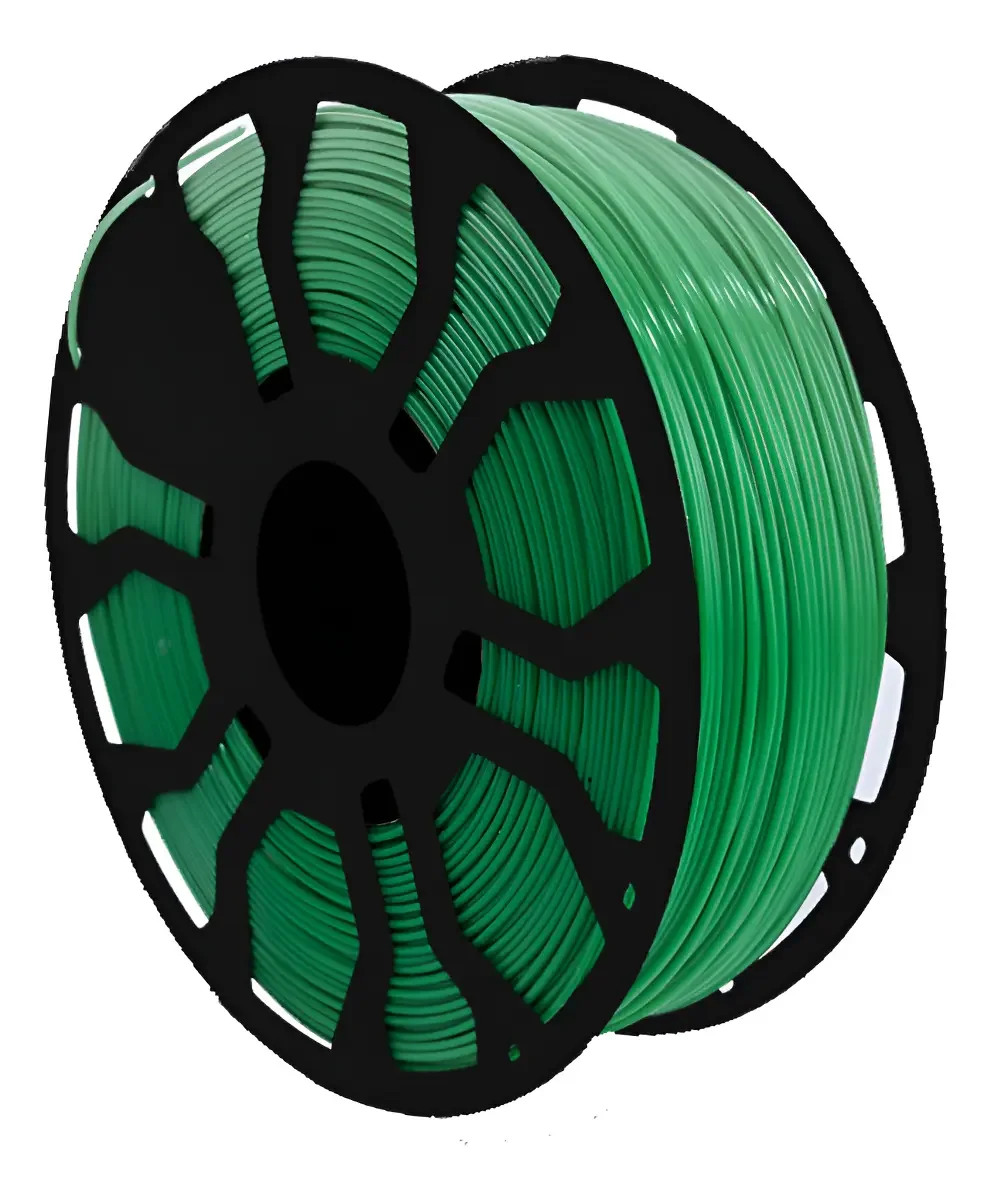 Verde CON CARRETEL PLA HELLBOT Filamento 3D 1,75mm x 1KG ECOFILA 3639