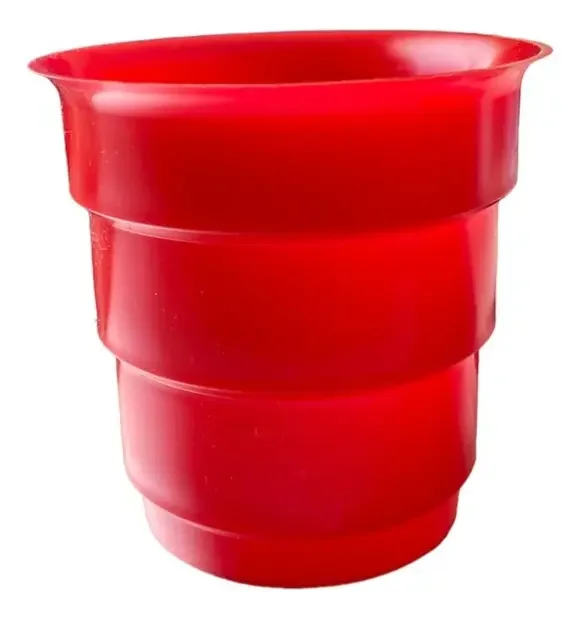 ROJO Escalonado tacita Interior Polímero Impresión 3d cant1