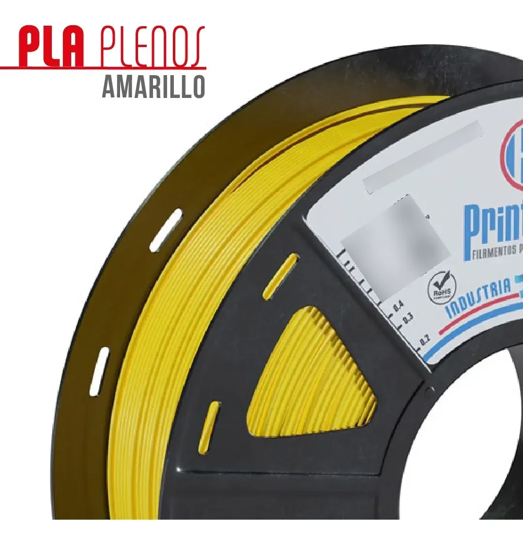 AMARILLO PLA 250 gr PrintaLot Filamento 3D DIAMETRO 1,75mm 250 gr