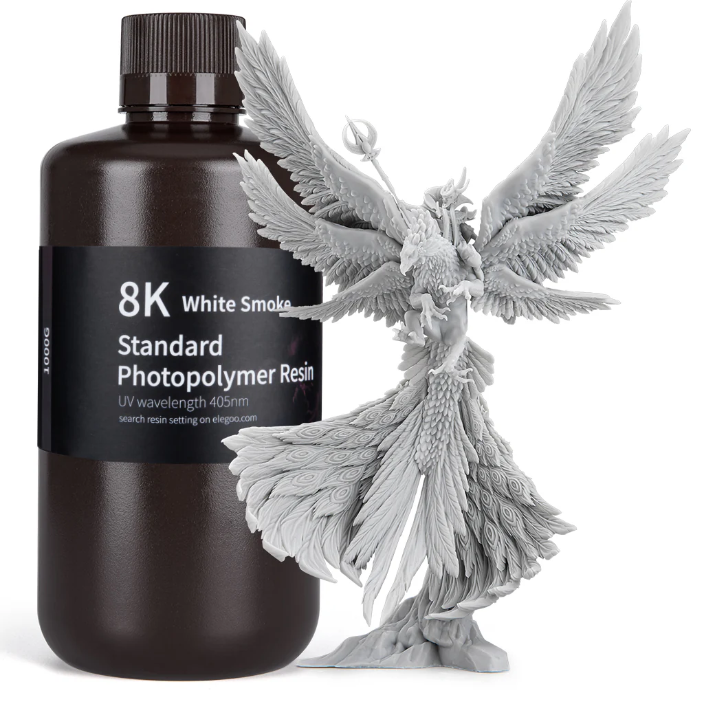 BLANCO AHUMADO ESTANDAR 8K RESINA ELEGOO 1kg 50.103.0131