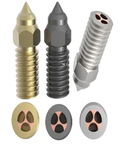 Pico 0.4 alto flujo Neptune 4 de acero endurecido CHT 1.75mm (generico) nozle NZ-EG-M6-CHT-BK04175 MA8