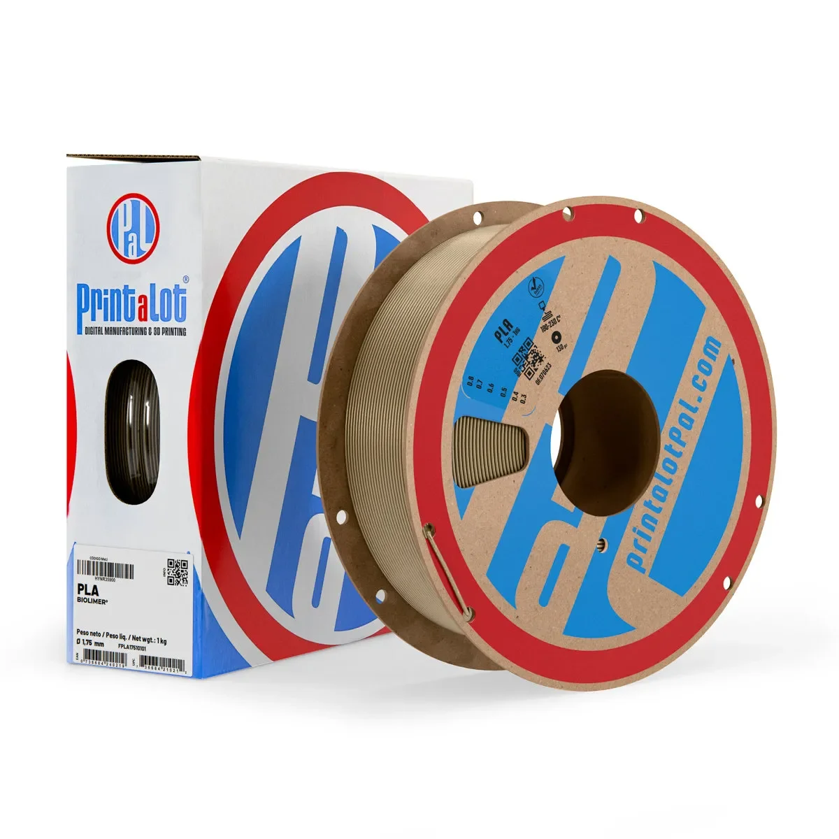 DORADO METALIZADO PLA PrintaLot x1KG Filamento 3D DIAMETRO 1,75mm