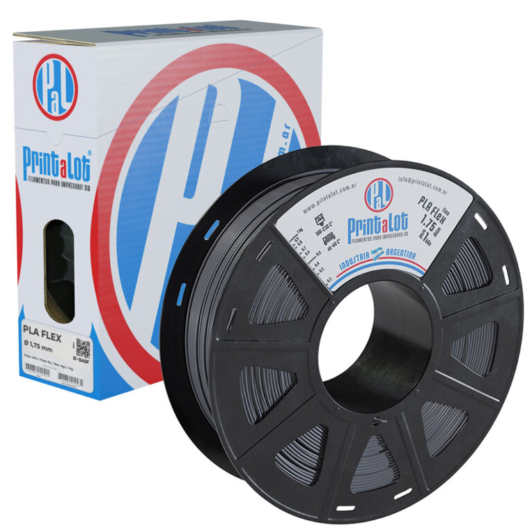 FLEXIBLE GRIS PLAFLEX PrintaLot x1KG Filamento 3D DIAMETRO 1,75mm (copia)
