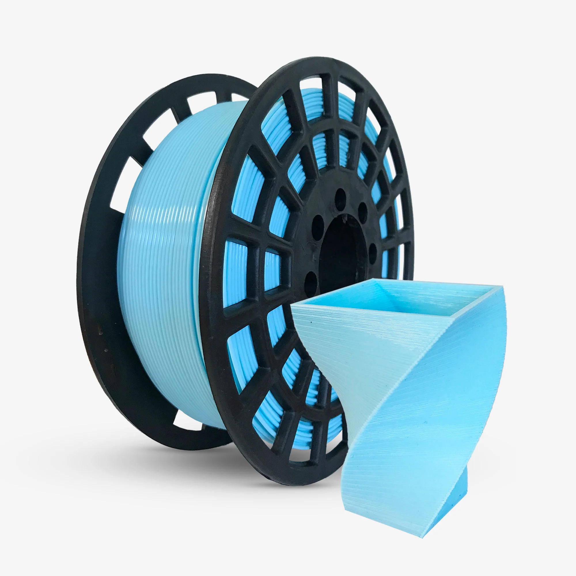 AZUL PASTEL PASTEL BLUE GST CON CAJA PLA Filamento 3D 1.75 1KG