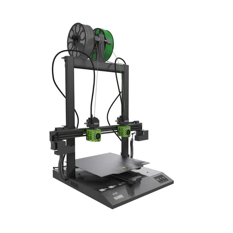 HIDRA PLUS 300x300x400mm Doble Extrusor Independiente Impresora 3D FDM Hellbot