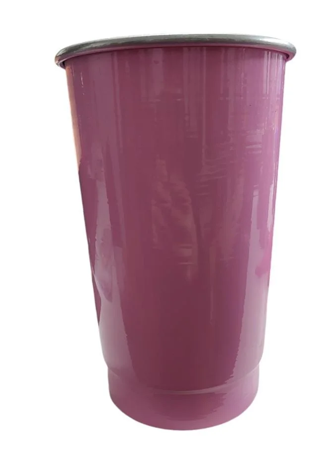 VASO ALUMINIO LASERABLE FERNETERO ROSA LISOS 1LITRO COD 2000 (LAS MEDIDAS VARIAN)