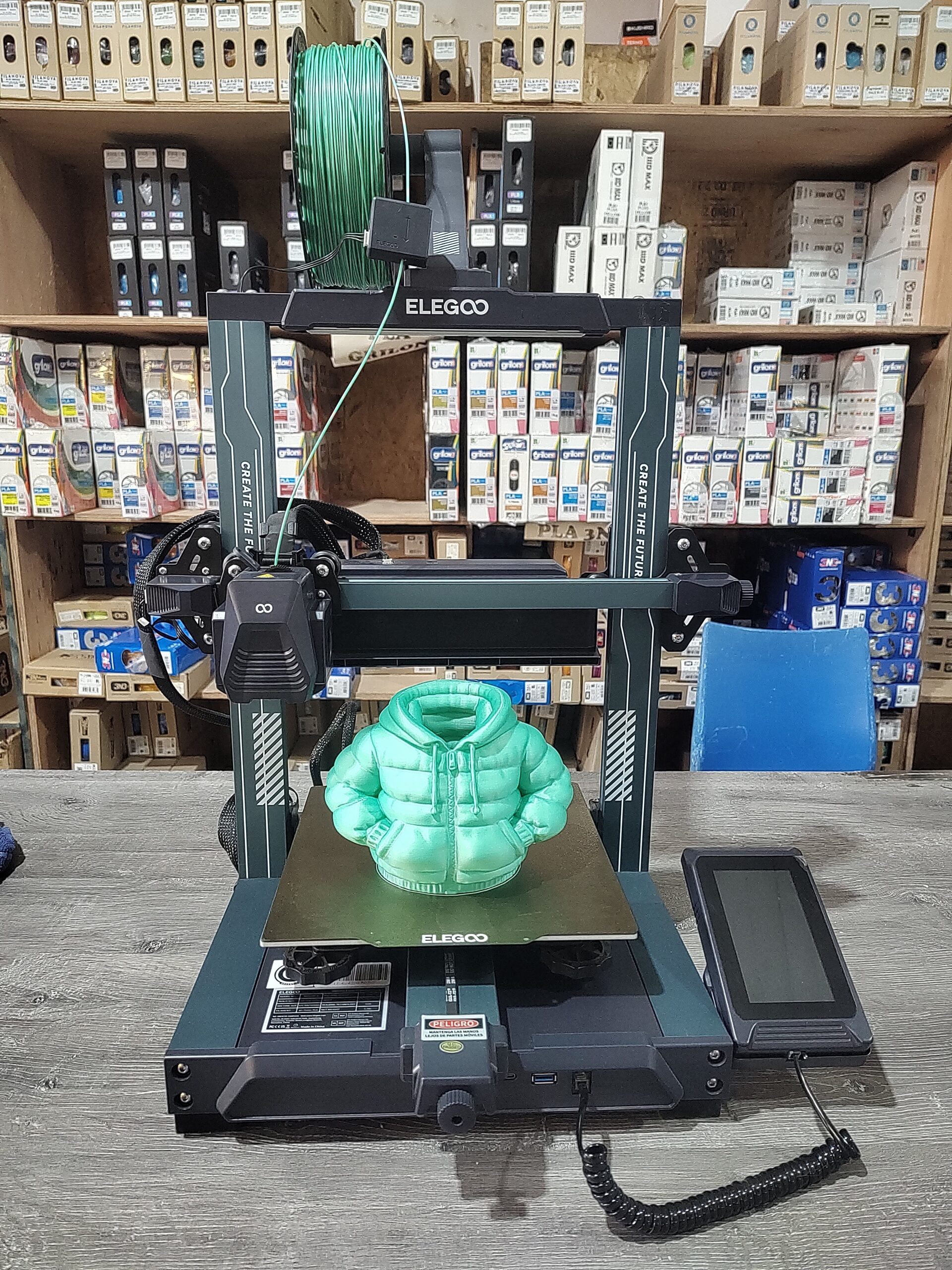 Neptune 4 DE EXPOSICIÓN PERFECTO ESTADO CON CAJA ORIGINAL 225x225x265mm Klipper 250mms Impresora 3D FDM ELEGOO NEPTUNE-4
