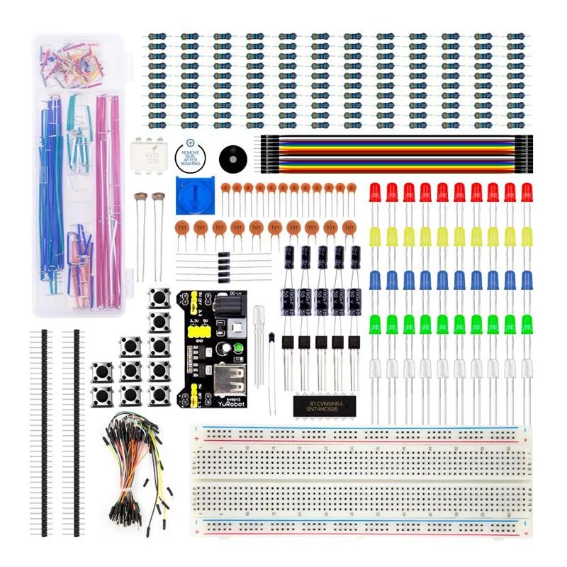 Kit Completo Componentes Electronicos Arduino Proto Cables cod 2319 c1