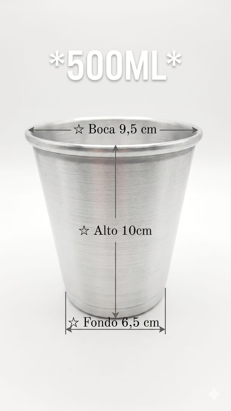 MOD3 500ML VASO ALUMINIO