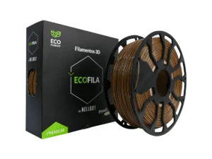 Marron CON CARRETEL PLA HELLBOT Filamento 3D 1,75mm x 1KG ECOFILA 3627
