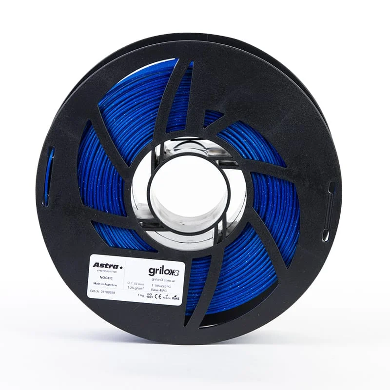 NOCHE PLA ASTRA CON GLITTER GRILON FILAMENTO 3D 1.75MM 1KG M22INO175CJ