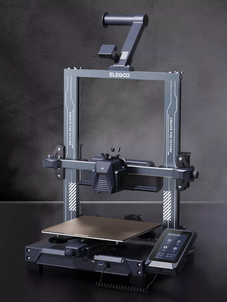Neptune 4 PRO 225x225x265mm Klipper 500mms Impresora 3D FDM ELEGOO