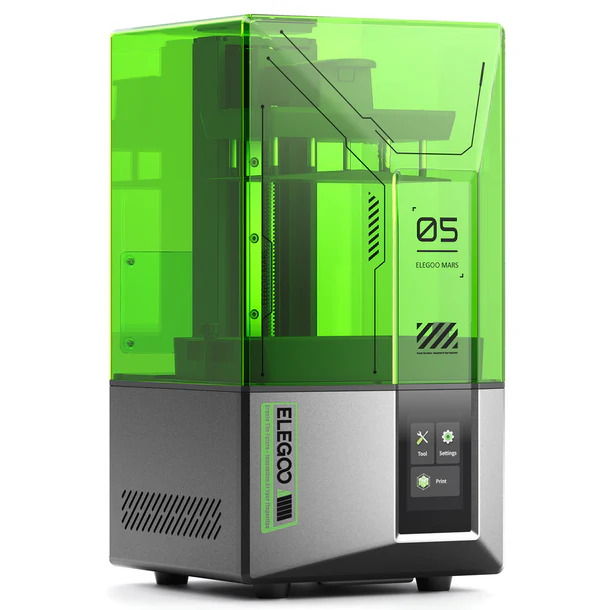 MARS-5 6,6″ 4K (143.43x89.6x150mm) ELEGOO Impresora 3D resina
