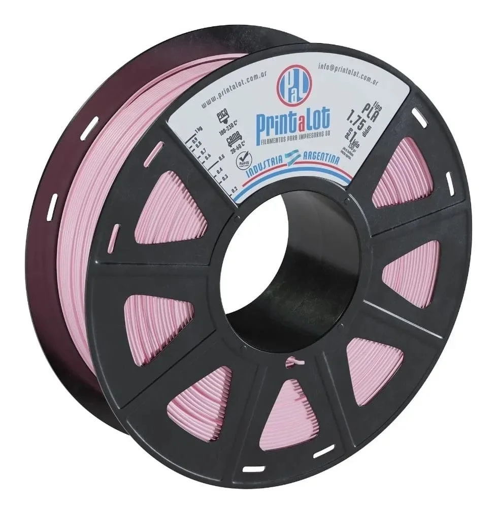 ROSA PLA PrintaLot x1KG Filamento 3D DIAMETRO 1,75mm