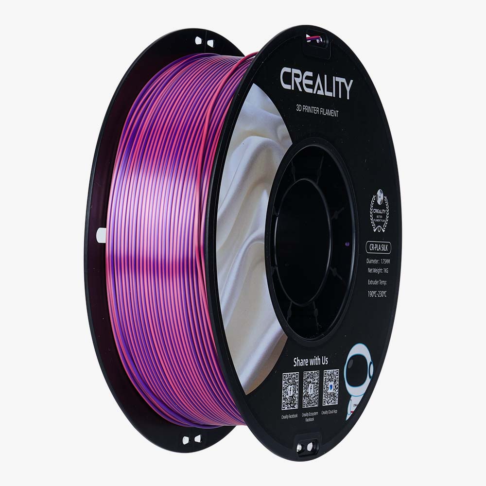 ROSA PURPURA CR-Silk Pink-purple 1.75 1KG CREALITY Filamento 3D 1.75 1KG 3301120013