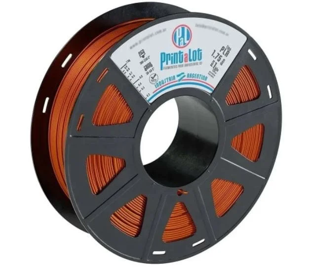 SAFRANO METALIZADO PLA PrintaLot x1KG Filamento 3D DIAMETRO 1,75mm