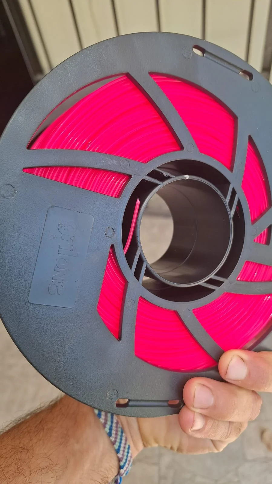 MAGENTA FLUO PLA GRILON FILAMENTO 3D 1.75MM 1KG