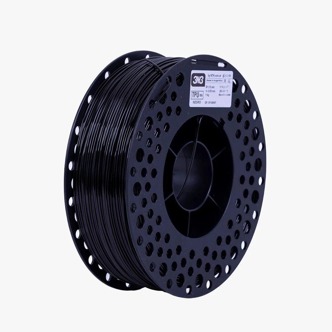 TPU 1Kg 3nFLEX NEGRO TPU 3N3 FILAMENTO 3D 1.75MM 1kg M83ING175CJ