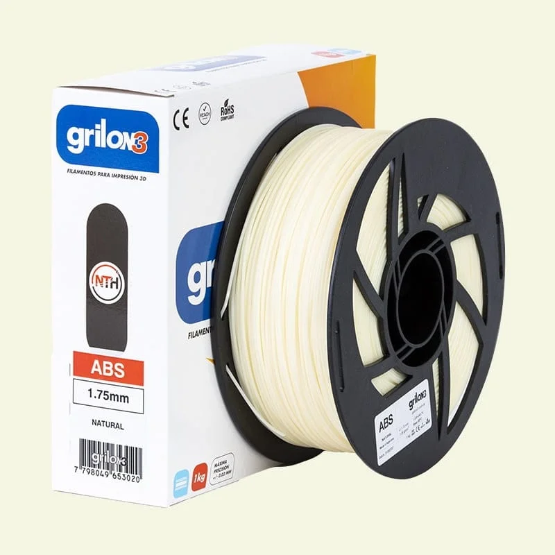 NATURAL ABS GRILON FILAMENTO 3D 1.75MM 1KG M09INT175CJ