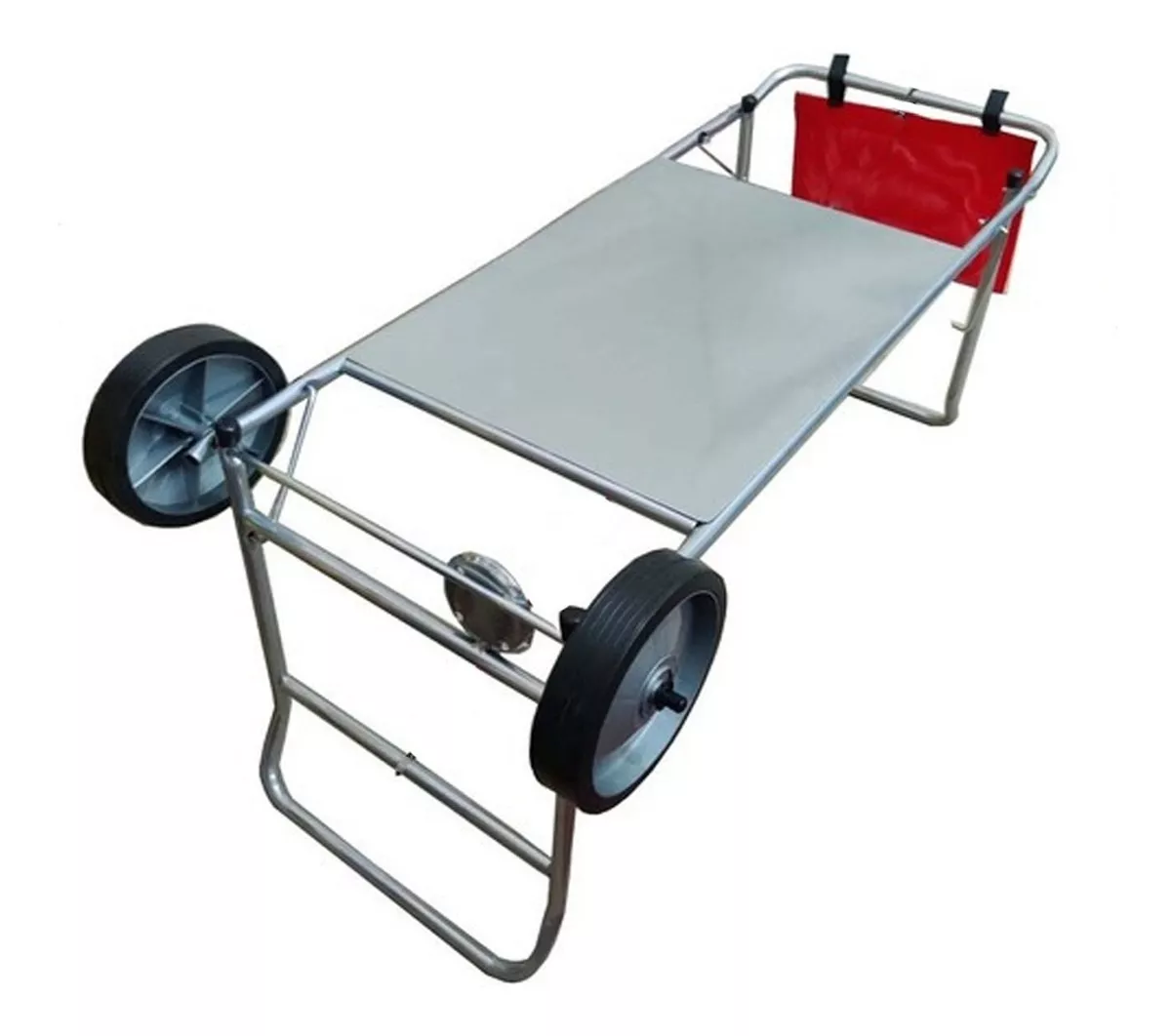 Carro mesa playero de acero plegable