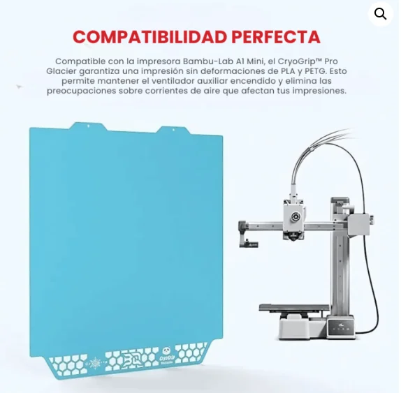 Cama Magnética CRYOGRIP PRO GLACIER – A1 MINI 1060000747
