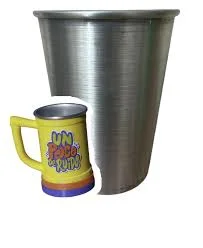 X20 MOD1 500ML LABIO GRUESO VASO UN POCO DE RUIDO 500ML SIN STL (SOLO VASO DE ALUMINIO SIN PIEZAS IMPRESAS) ALUMINIO,(LAS MEDIDAS PUEDEN VARIAR)