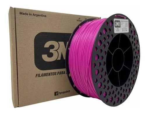 FUCSIA PLA 3N3 FILAMENTO 3D 1.75MM 1KG M80IFU175CJ