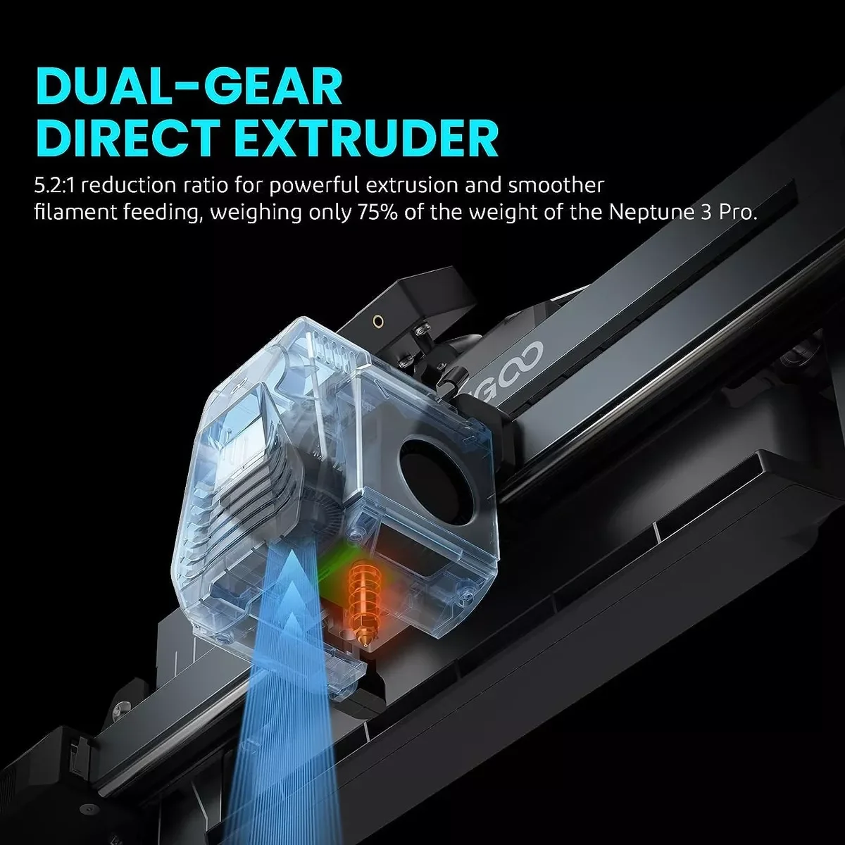 Neptune 4 225x225x265mm Klipper 250mms Impresora 3D FDM ELEGOO NEPTUNE-4